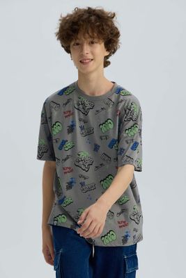 Imagen 2 del producto Polera Niño Full Print Marengo