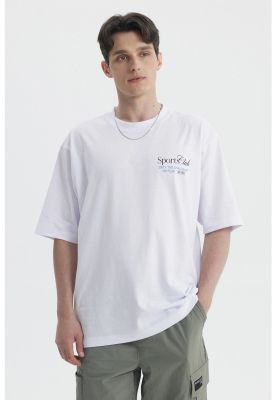 Imagen 1 del producto Polera Hombre Oversize Blanco- ll