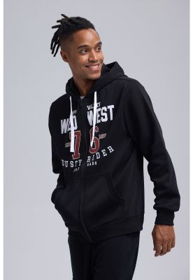 Imagen 2 del producto Polerón Hombre Full Zipper Negro - lV