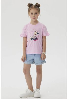 Polera Niña Mickey Y Sus Amigos Rojo