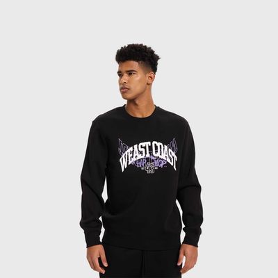 Imagen 2 del producto Polerón Hombre College Graffiti Negro Fashion's Park