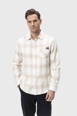 Imagen 1 del producto Camisa Hombre Cuadros Beige