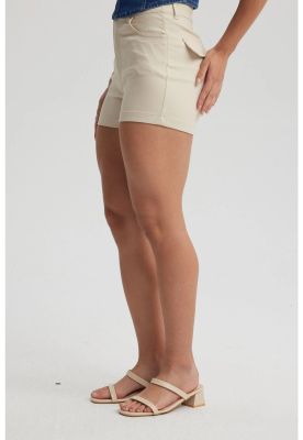 Imagen 2 del producto Short Mujer Gabardina Color Beige