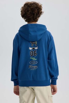 Imagen 2 del producto Polerón Niño Print Posicional Azul