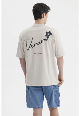 Imagen 2 del producto Polera Hombre Print Beige- ll