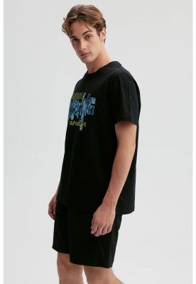 Imagen 2 del producto Polera Hombre Print Posicional Negro - VIII