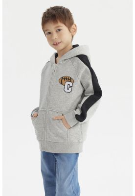 Imagen 2 del producto Polerón Niño Slim Gris Melange