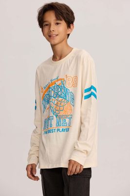 Imagen 2 del producto Polera Niño Crudo