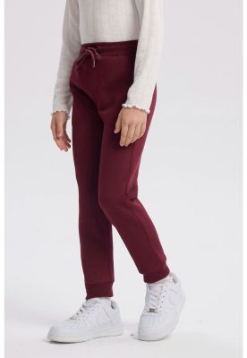 Imagen 2 del producto Pantalón Buzo Niña Jogger Burdeo