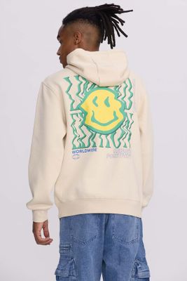 Imagen 2 del producto Polerón Hombre Print Smile Night Beige