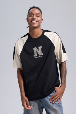 Imagen 1 del producto Polera Hombre Manga Contratono Negro II