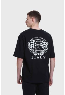 Imagen 2 del producto Polera Hombre Doble Print Negro - VI