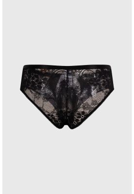 Imagen 2 del producto Calzón Mujer Pantaleta Con Encaje Negro