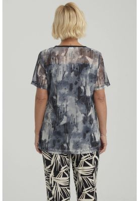 Imagen 2 del producto Polera Mujer Detalle Folia Negro