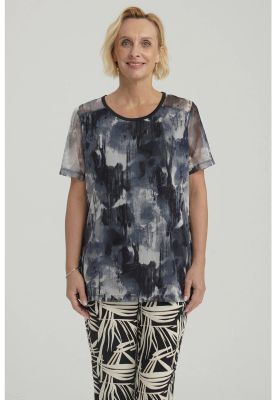 Imagen 1 del producto Polera Mujer Detalle Folia Negro