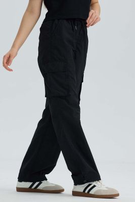 Imagen 2 del producto Pantalón Niña Parchute Cargo Negro