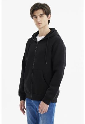 Imagen 2 del producto Polerón Hombre Full Zipper Basico Negro