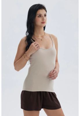 Imagen 2 del producto Peto Mujer Pabilo Algodón Camel