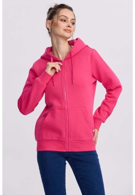 Imagen 2 del producto Polerón Mujer Hoodie Fucsia