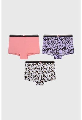 Imagen 2 del producto Calzón Niña Tripack Rapport Rosado