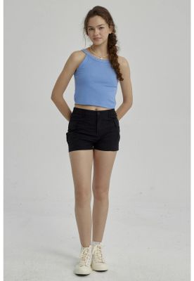 Imagen 2 del producto Peto Niña Rib Cuello Halter Azulino