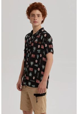 Imagen 2 del producto Camisa Niño Guayabera Negro - ll