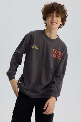 Polera Niño Print Marengo