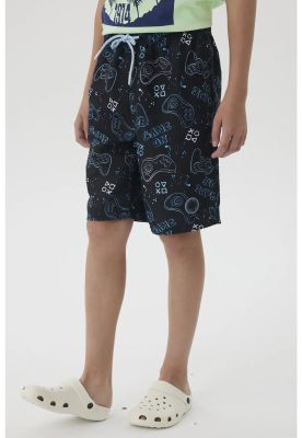 Imagen 2 del producto Short de Baño Niño Básico Print Negro