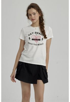 Imagen 1 del producto Polera Niña Básica Estampada Crudo- ll