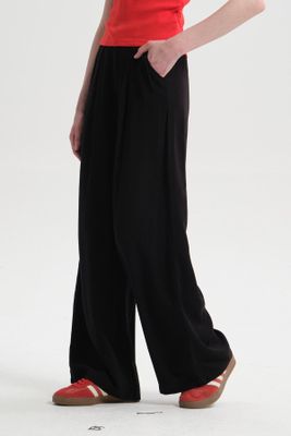 Imagen 2 del producto Pantalón Mujer Palazzo Sastrero  Negro