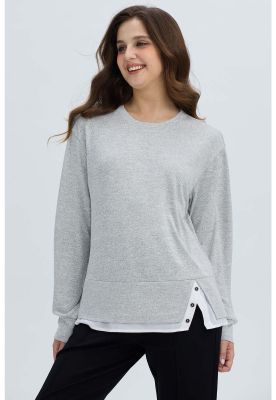 Imagen 2 del producto Sweater Mujer Basta Gris Melange