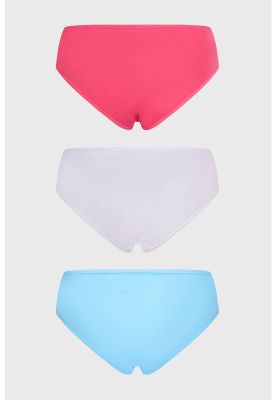 Imagen 2 del producto Calzón Mujer Tripack Bikini Liso Celeste
