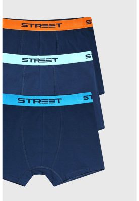 Imagen 2 del producto Bóxer Niño Tripack Teens Azul Marino