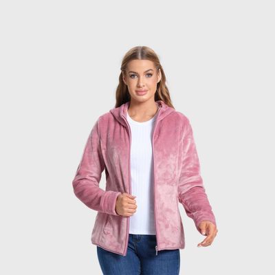Imagen 2 del producto Polar Mujer Básico Full Zipper Lila