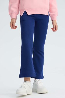 Imagen 2 del producto Calza Niña Calce Recto Lisa Azul Oscuro