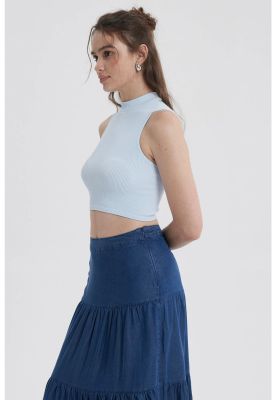 Imagen 2 del producto Peto Mujer Sin Costura Celeste Claro