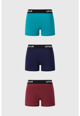 Imagen 2 del producto Bóxer Hombre Tripack Bamboo Burdeo