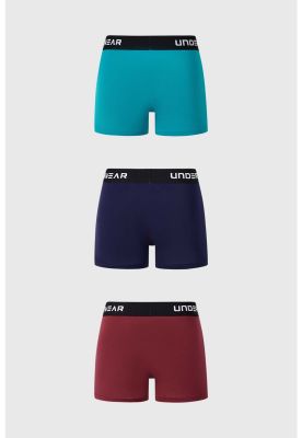 Imagen 2 del producto Bóxer Hombre Tripack Bamboo Burdeo