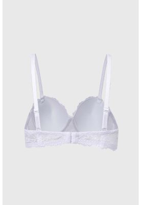 Imagen 2 del producto Sostén Mujer Copa Soft Strapless Encaje Blanco