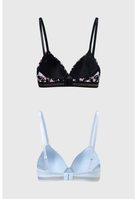 Imagen 2 del producto Sostén Mujer Bipack Full Print Negro