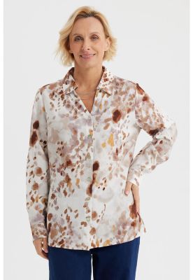 Imagen 1 del producto Blusa Mujer Abotonada Café Claro