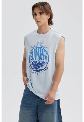 Imagen 2 del producto Polera Hombre Print Posicional Celeste- ll