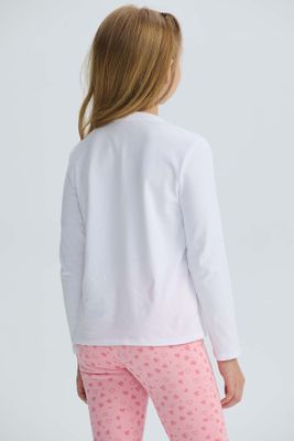 Imagen 2 del producto Polera Niña Lentejuelas Blanco