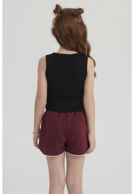 Imagen 2 del producto Polera Niña Rib Cut Out Negro