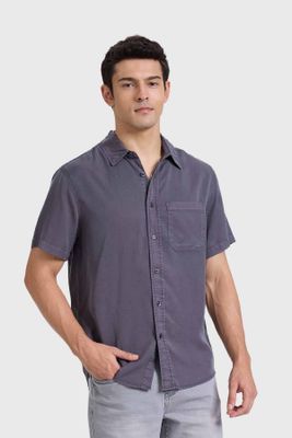 Imagen 2 del producto Camisa Hombre Con Bolsillo Gris
