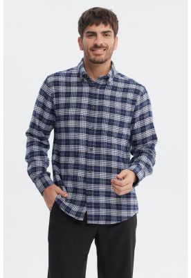 Imagen 1 del producto Camisa Hombre Franela Básica Azul Marino