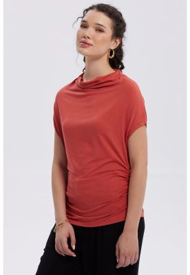 Imagen 2 del producto Polera Mujer Animal Print Terracota