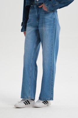 Imagen 2 del producto Jeans Mujer Ajuste Cintura Azul Claro