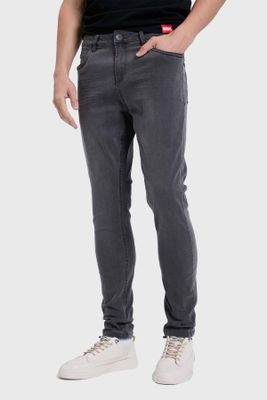 Jeans Hombre Skinny Gris