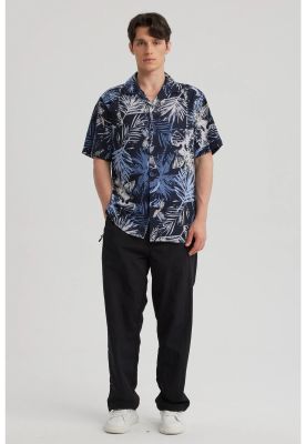 Imagen 2 del producto Camisa Hombre Cuello Cubano Rapport Azul